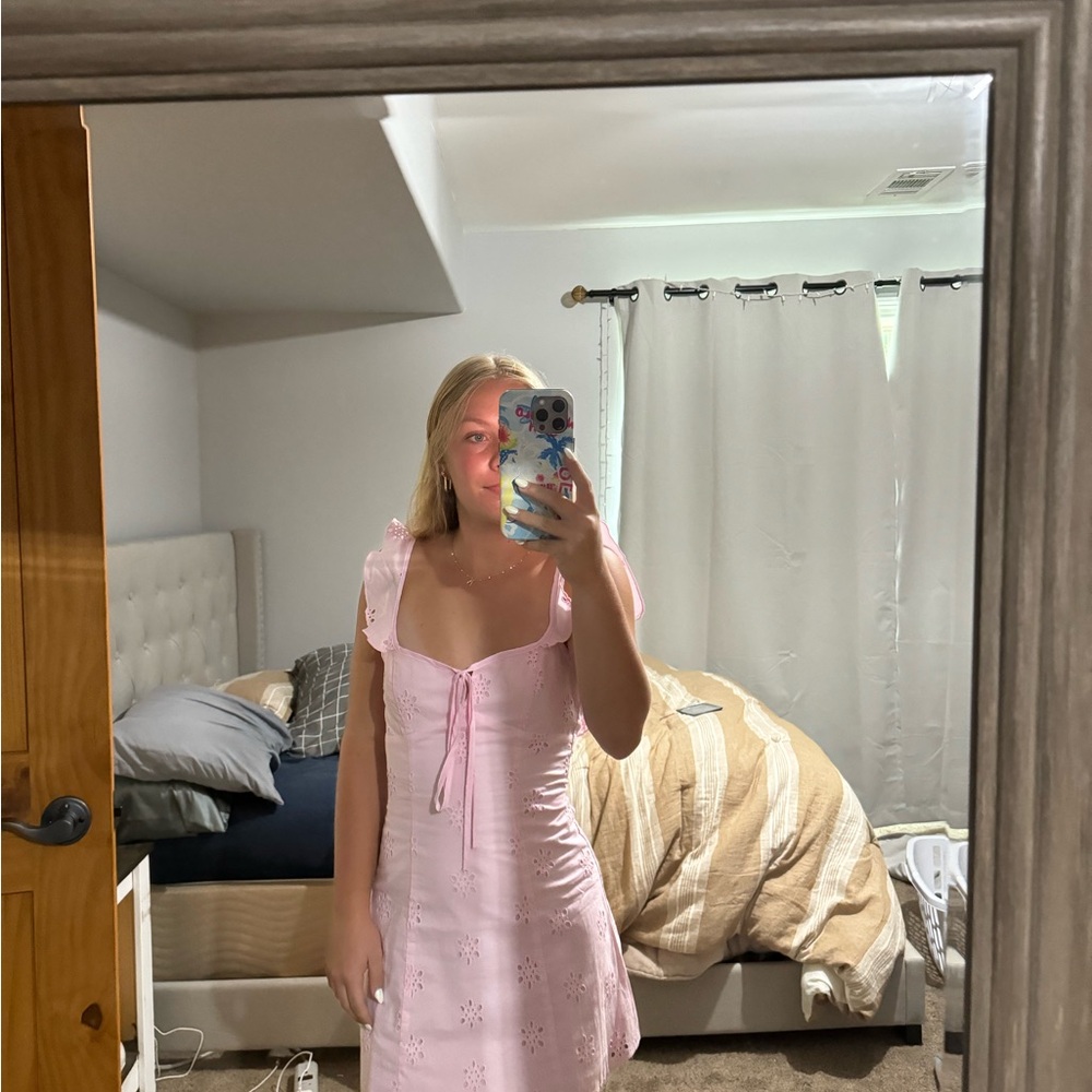 White Fox Boutique Gold Sheath Mini Dress Sweetheart Neckline